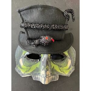 Halloween Costume Skull Mask Adult Steampunk Masquerade Gothic Voodoo